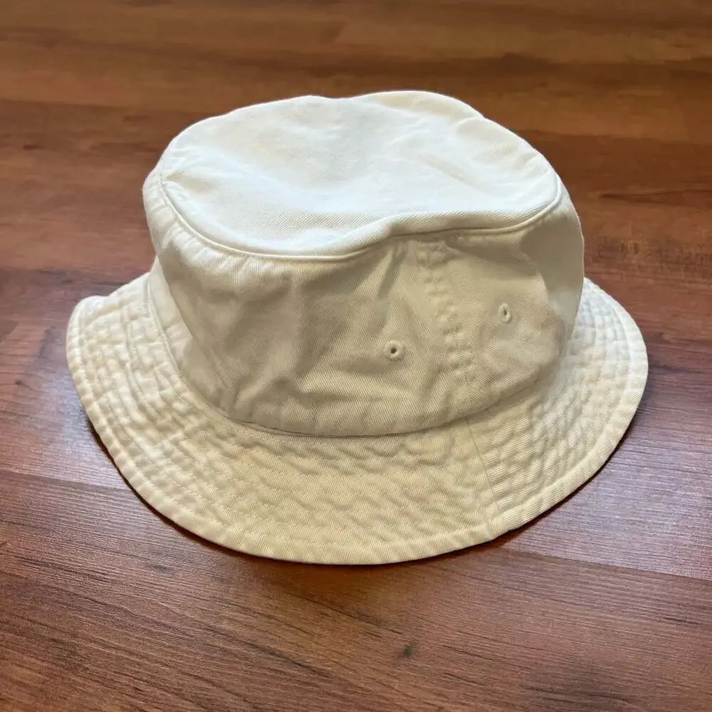 Polo Ralph Lauren White Cotton Chino Bucket Hat Large/X-Large